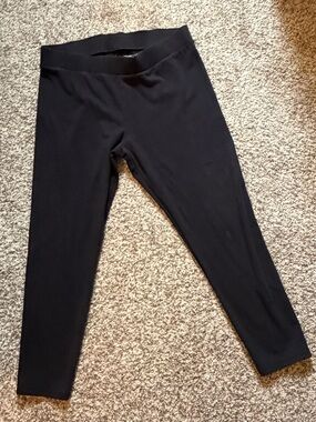 Simply Vera Vera Wang Black Stretch Leggings